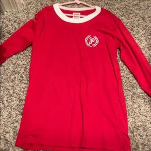 Red Brand Pink long sleeve Red